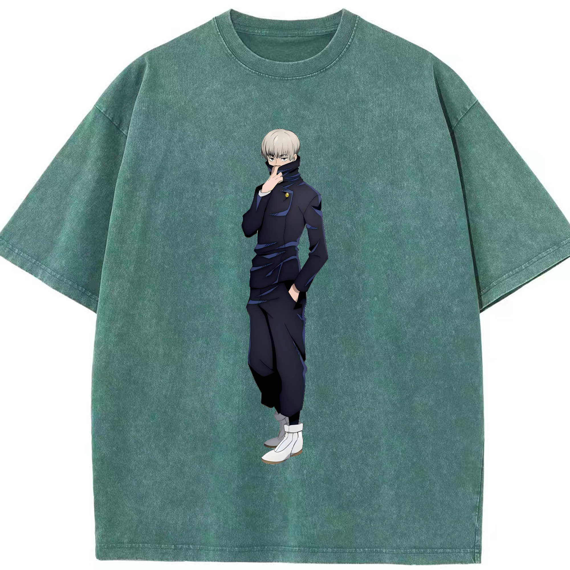 （画像用） 呪術廻戦 Jujutsu Kaisen 綿100% ヴィンテージ風 半袖Tシャツ（フロントプリント）